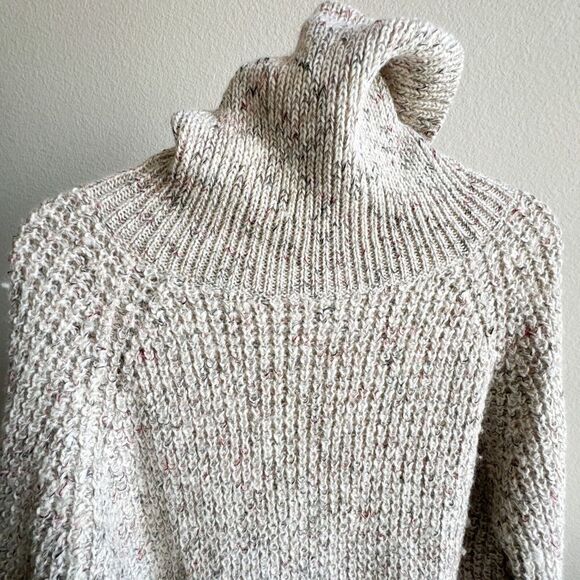 Free People Dylan Tweedy Size XS Chunky Knit Blend Tunic Sweater - Picture 5 of 10